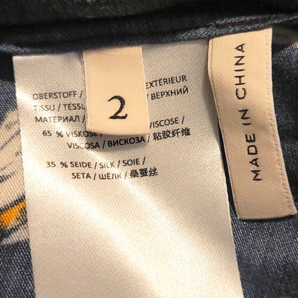 Dorothee Schumacher - Artistic Patch silk blend blouse - Size 2 - Picture 15 of 16